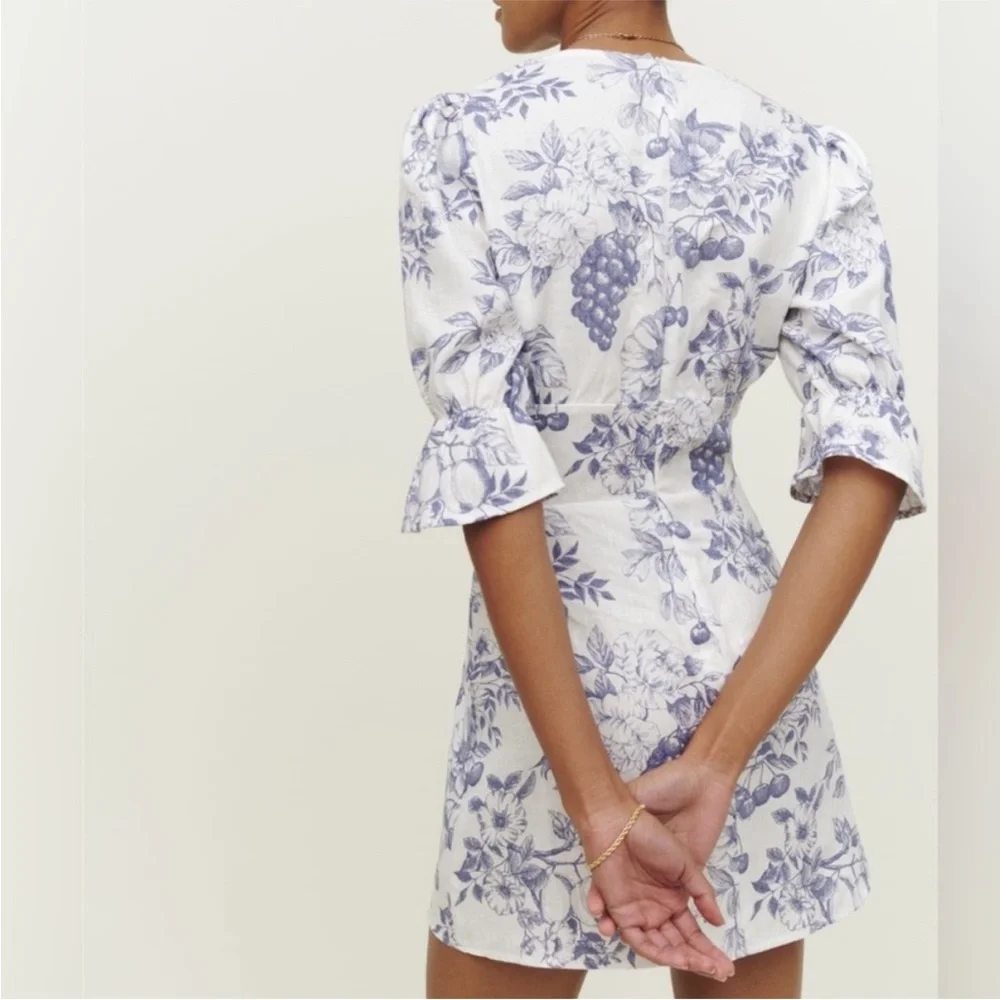 Reformation Simi Linen Minidress - Picture 2 of 4